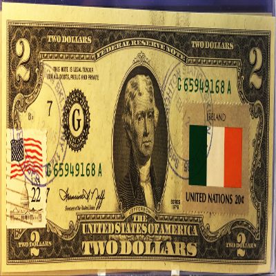 $2 Collectible Uncirculated Banknote