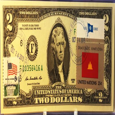 $2 Collectible Uncirculated Banknote