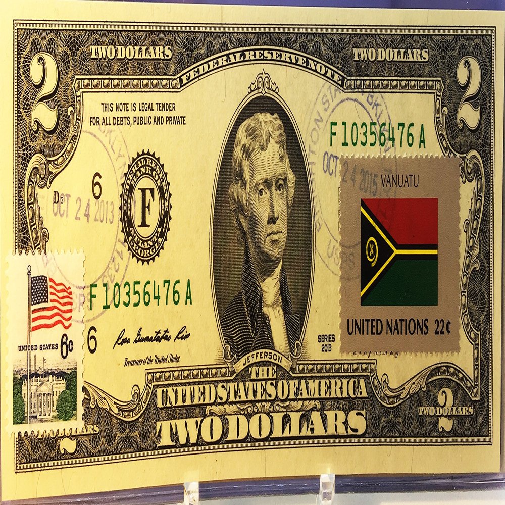 $2 Collectible Uncirculated Banknote