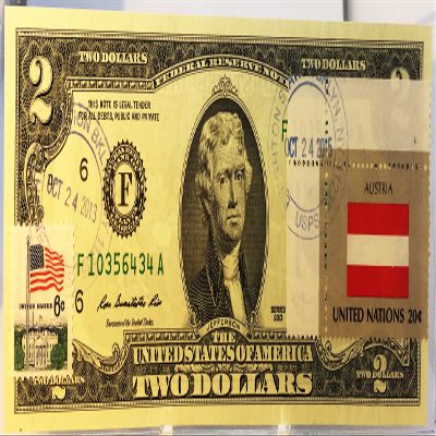 $2 Collectible Uncirculated Banknote