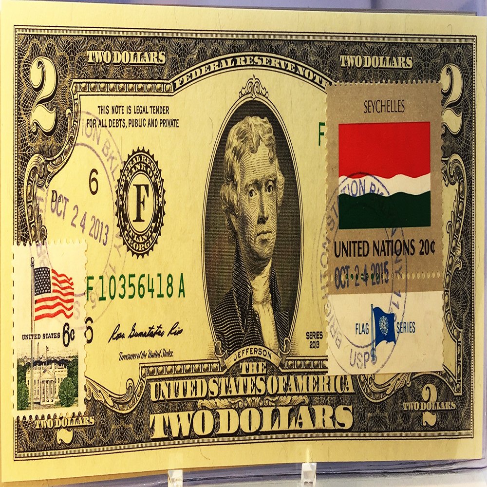 $2 Collectible Uncirculated Banknote