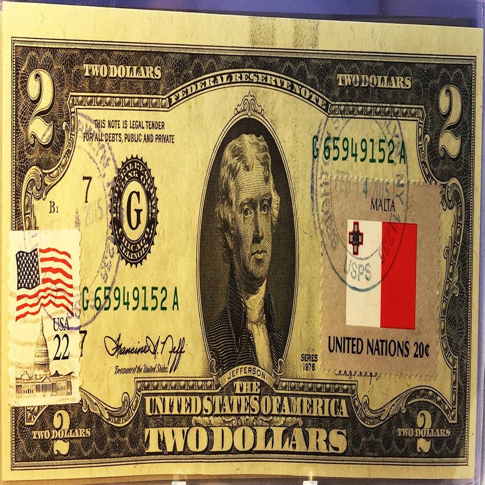 $2 Collectible Uncirculated Banknote