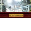 Triple Mini Helmet Display Case with Engraving and Conservation Glass (99% UV) view 2