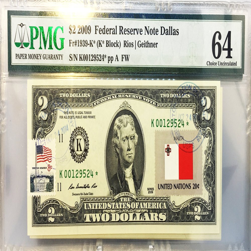 $2 Collectible Uncirculated Banknote