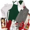 CHEFSKIN Kids Children Chef Set: Jacket Apron HAT Pants Mitts Utensils Full Set Toddler (fits 12-36 Months) White view 2