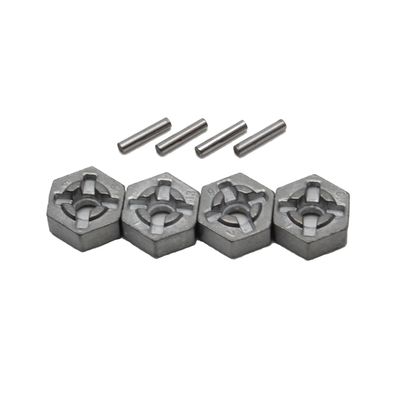 Hosim RC Car Aluminum Alloy Wheel Hub Hex Accessory Spare Parts 25-ZJ09 9125 9155 9156 RC Car (4 Pcs)