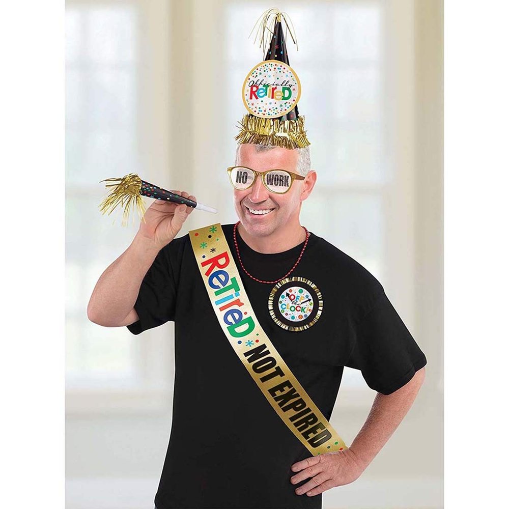 Fun & Unique Ultimate Officially Retired Celebration Kit - 1 Set - All-in-One Set for Fun and Memorable Send-Off