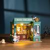 Rolife DIY Miniature House Kit Alice's Tea Store, Tiny House Kit for Adults to Build, Mini House Making Kit with Furniture, Halloween/Christmas Decorations/Gifts for Family Friends (Alice's Tea Store) view 2