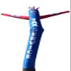 Tax Service Blue 20 Foot Tall Inflatable Tube Man Air Powered Dancing Puppet for Outdoors, Replacement Dancer Only view 2
