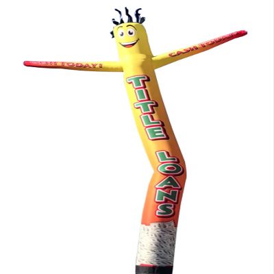 Payday Loans Advertising 20ft Tall Inflatable Tube Man Air Powered Dancing Puppet for Outdoors, Replacement Dancer Only