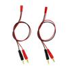 FLY RC 4mm 4.0mm Male Banana Plug Connector Charge Lead to JST 20awg Soft Silicon Charging Cable Wire 30cm 11.8inch Lipo Parts for RC Helicopter Quadcopter Lipo Battery Plug Charge (Pack of 2) view 1