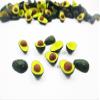 Dollhouse Miniatures Food Lot 10 Loose Half Avocado Fruit Supply Charms 14697 view 1