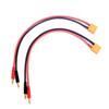 FLY RC 2 Pack XT90 Charging Cable XT90 to 4.0mm Banana Connector Adapter Charger Wire 30cm 11.8inch 12awg Lipo Battery Charge Lead for FPV RC Power Supply view 2