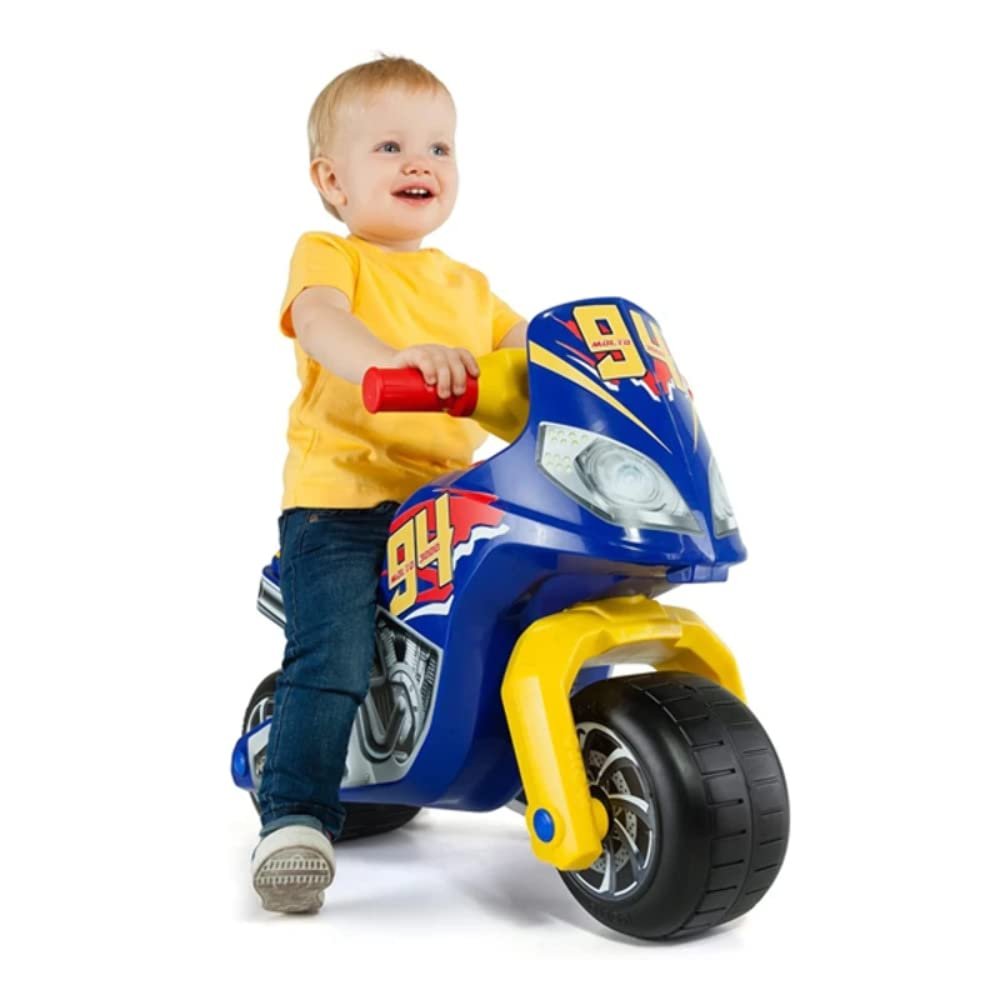 MOLTO | Cross Race Bike | Dirt Bike Running Aisles | Safe and Sturdy Children's Toys | Encourages Healthy Development of Boys and Girls | 18 to 36 Months