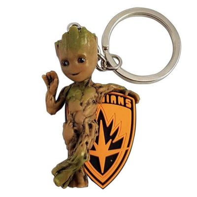 SEMIC Keyring Baby Groot Marvel (ref. SMKGROO) Multi-Coloured 5.5 x 4.5 x 0.5
