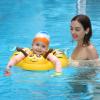 Free Swimming Baby Inflatable Baby Swim Float with Sun Canopy Size Improved Infant Pool Floaties Swimming Pool Toys for The Age of 3-36 Months(Yellow, Large) view 4