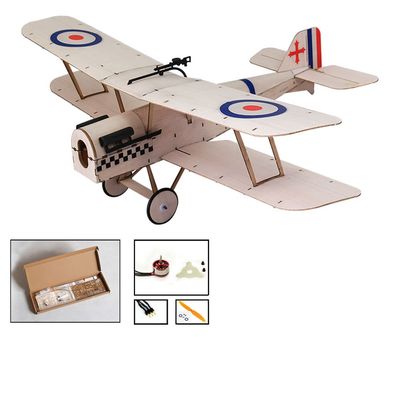 DW Hobby Balsa Wood Airplane Kit Micro 3 CH s.e.5a (K0402)