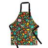 Children Chef Aprons, Pure Cotton Kids Aprons with Adjustable Neck Strap and Pocket Black Children Artists Aprons for Boys and Girls Cooking Baking Painting Aprons in 2 Sizes (Black 1, S) view 1