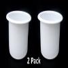 2 7/8 White Plastic Drop in Cup Holder Plastic Multipack Wholesale Bulk Listing Poker (2) view 2