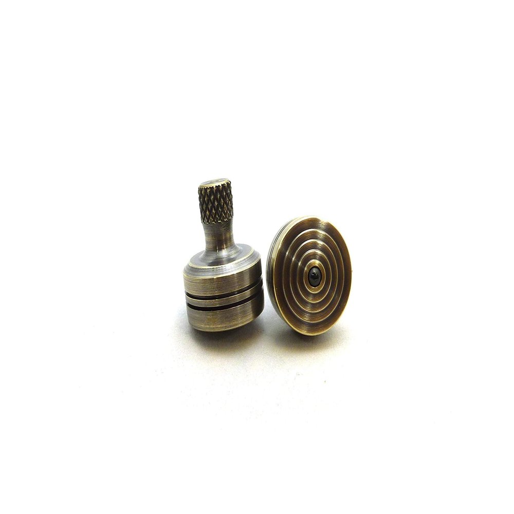 EDC Spinning Top - Brass Standard - Gifts For Men | EDC Desk Toys for Office for Adults and Kids