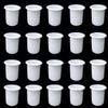 2 7/8 White Plastic Drop in Cup Holder Plastic Multipack Wholesale Bulk Listing Poker (20) view 1