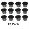 2 7/8 Black Plastic Drop in Cup Holder Plastic Multipack Wholesale Bulk Listing Poker (12) view 2