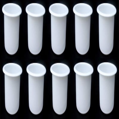 2 7/8 White Plastic Drop in Cup Holder Plastic Multipack Wholesale Bulk Listing Poker (10)