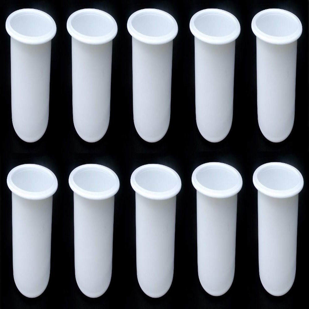 2 7/8 White Plastic Drop in Cup Holder Plastic Multipack Wholesale Bulk Listing Poker (10)