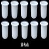 2 7/8 White Plastic Drop in Cup Holder Plastic Multipack Wholesale Bulk Listing Poker (10) view 2
