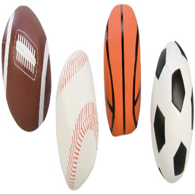 Lena 62164 Soft Sports Balls, Set of 4, 10 cm, Multicoloured