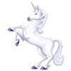 Beistle Club Pack Fantasy Jointed White Unicorn, Box Contains 12 Jointed Unicorns view 1