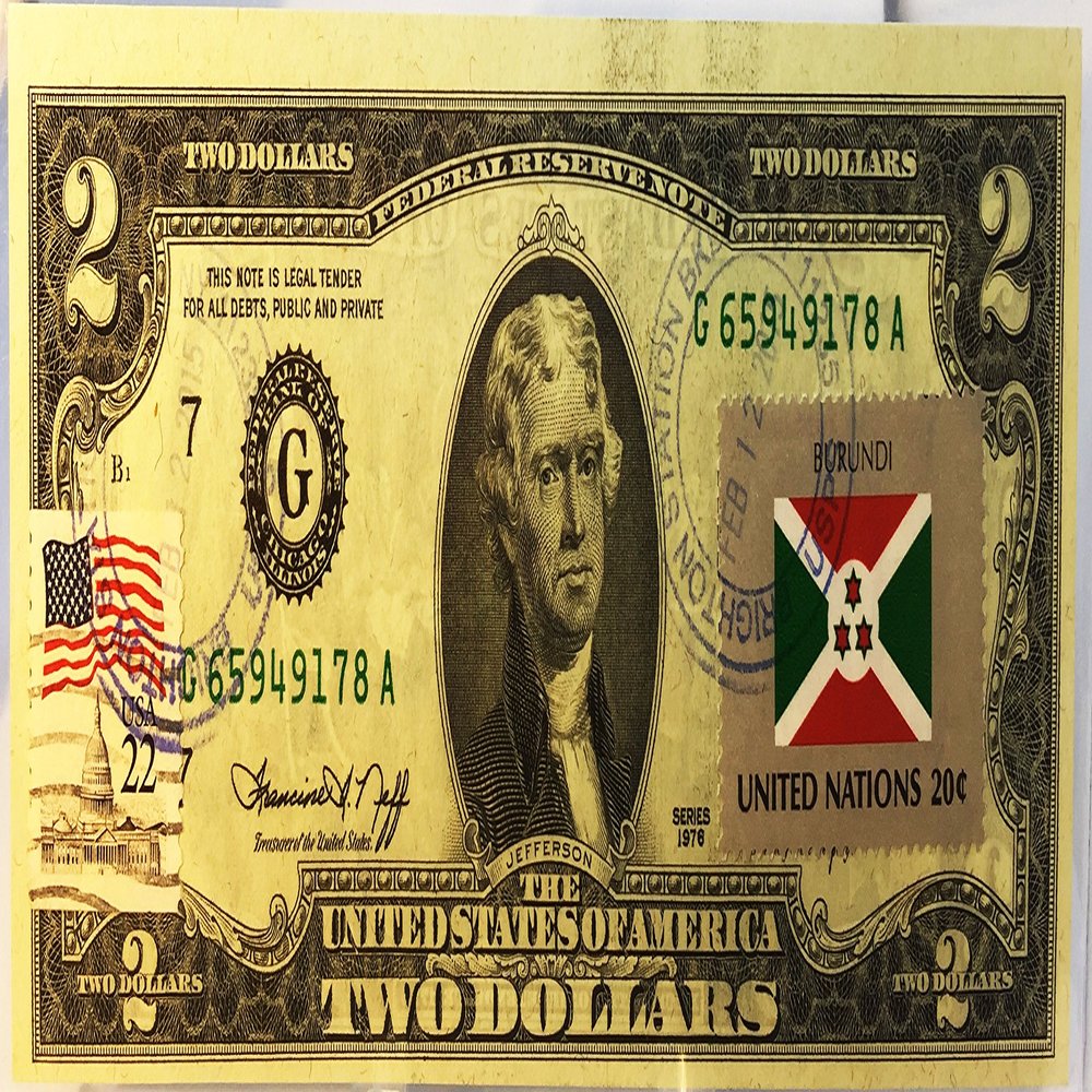 $2 Collectible Uncirculated Banknote