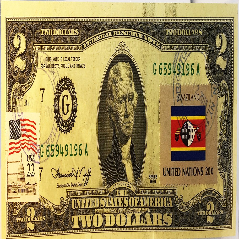 $2 Collectible Uncirculated Banknote