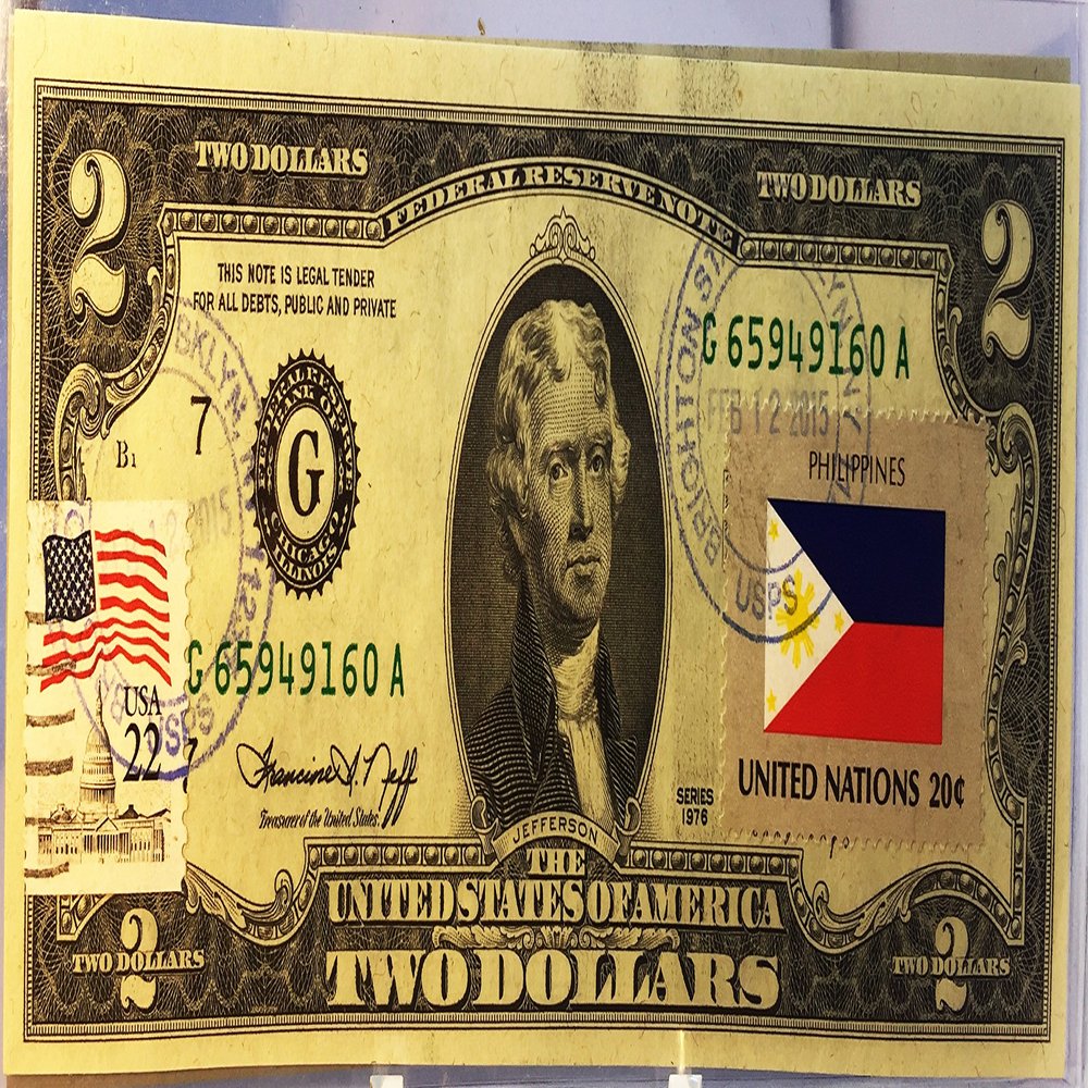 $2 Collectible Uncirculated Banknote