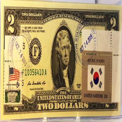 $2 Collectible Uncirculated Banknote