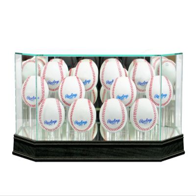 12 Baseball Display Case with Sport Moulding