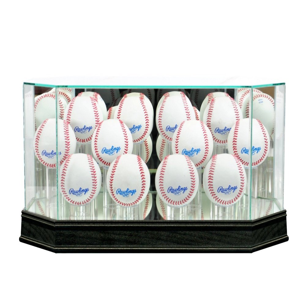 12 Baseball Display Case with Sport Moulding
