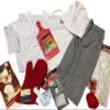 CHEFSKIN Kids Children Chef Set: Jacket Apron HAT Pants Mitts Utensils Full Set REG (6-8 yrs) White view 2