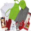 CHEFSKIN Kids Children Chef Set: Jacket Apron HAT Pants Mitts Utensils Full Set REG (6-8 yrs) White view 4