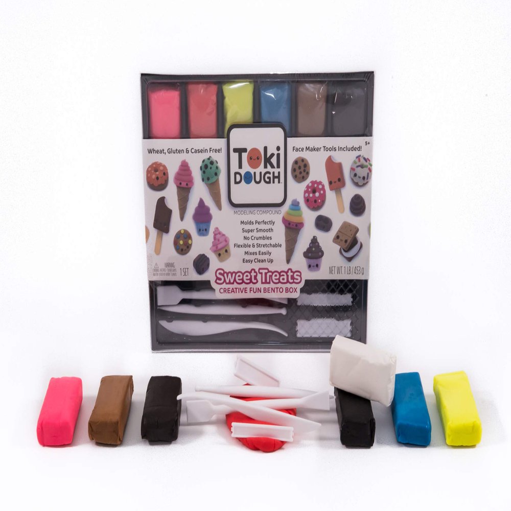 Relevant Play 74104 Putty with kneading Tools, Colourful