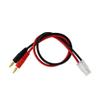 FLY RC 2packs Tamiya Charging Cable Connector to 4.0 4mm Banana Plug Balance Charge Cable 14awg 30cm 11.8in for RC Helicopter Quadcopter Lipo Battery view 3