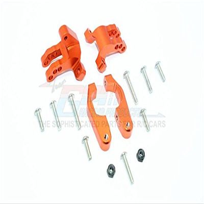 HPI Venture FJ Cruiser Upgrade Parts Aluminum Front Shock Mount - 15 Pc Set Orange