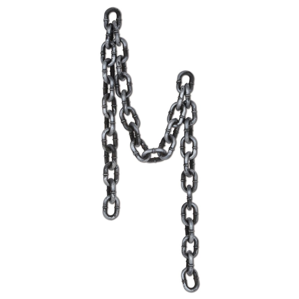 Beistle Club Pack Halloween Jumbo Plastic Chain Decoration, Box of 6