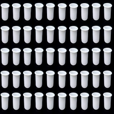 2 7/8 White Plastic Drop in Cup Holder Plastic Multipack Wholesale Bulk Listing Poker (50)