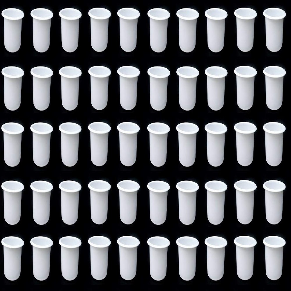 2 7/8 White Plastic Drop in Cup Holder Plastic Multipack Wholesale Bulk Listing Poker (50)