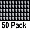 2 7/8 White Plastic Drop in Cup Holder Plastic Multipack Wholesale Bulk Listing Poker (50) view 2
