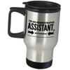Im An Administrative Assistant Not A Magician Travel Mug Funny Gifts Cute Gag Happy Admin Professional Day Office Appreciation For Coworker Employee Stainless Steel view 1