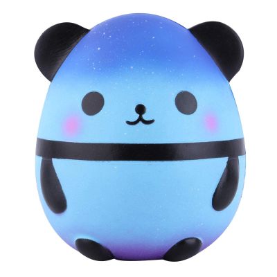 Anboor 5.5" Squishies Jumbo Panda Egg Creamy Candy Ice Cream Slow Rising Scented Kawaii Squishie Animal Toy for Collection,1 Pcs (Galaxy)