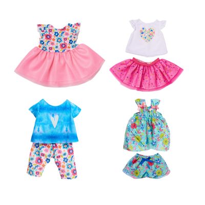 Baby Alive Mix N' Match Outfit Set, Fits Most 12" - 14" Dolls, Doll Not Included, Pretend Play, Kids Toys for Ages 3 Up by Just Play