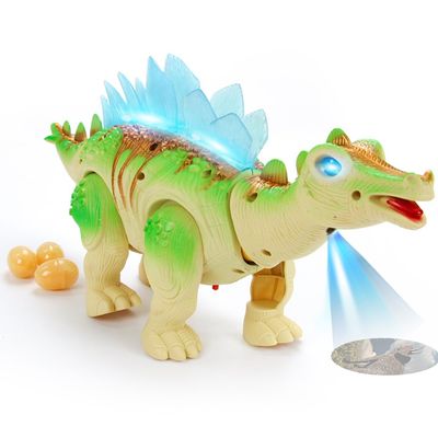DUOSHIDA Dinauso Toy Power-Driven Realistic Looking Dinauso 15" for Toddlers and Small Kids, with Light, Sound & Movment